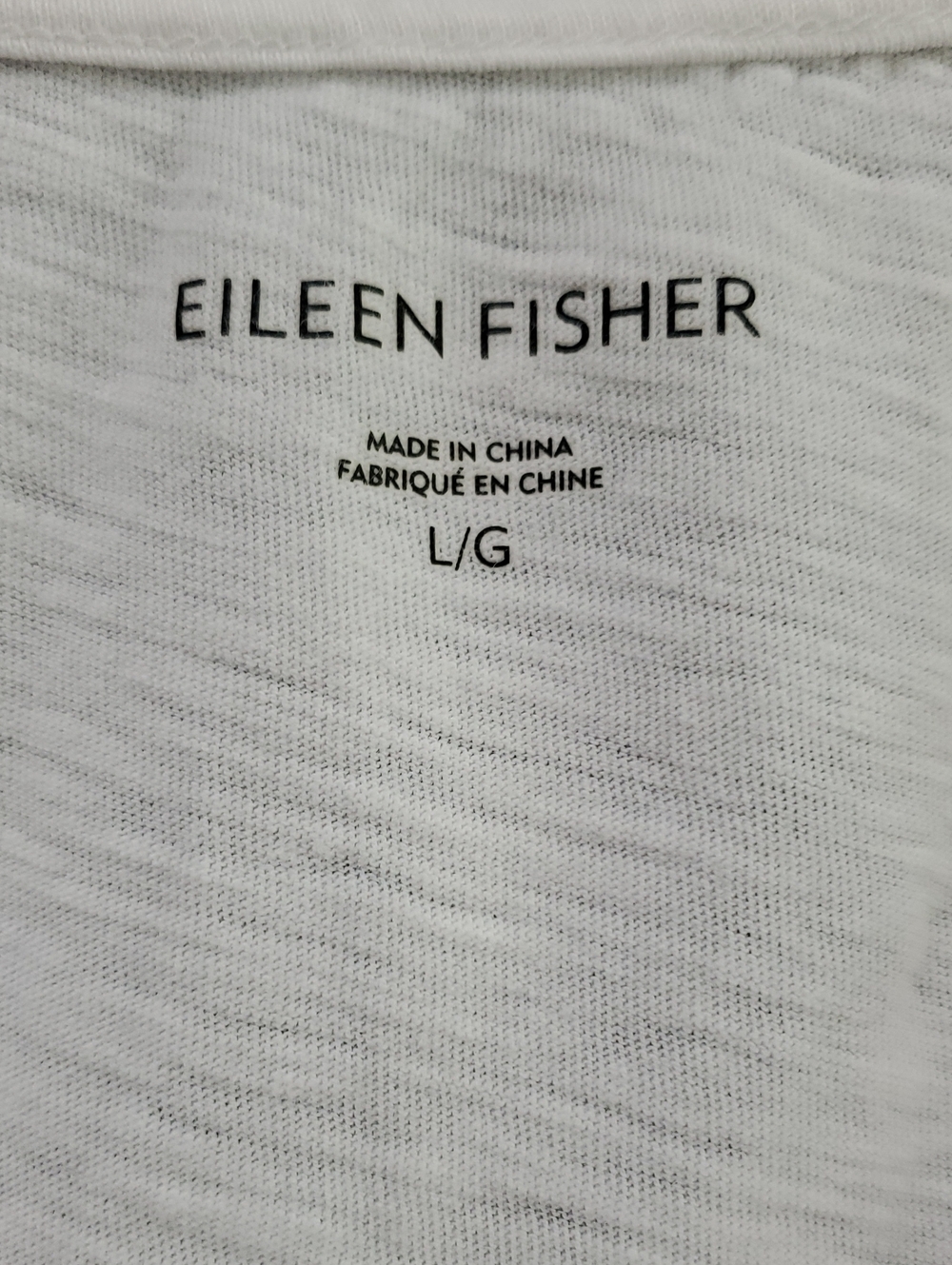 Eileen Fisher Basic V-Neck Tank Top, Size Large, NWOT - Picture 5 of 6